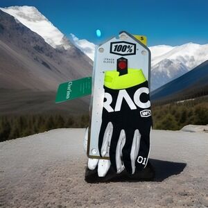 Brand New With Tags 100% Men's iTrack Gloves, Black Small 10015-019-10 Biker